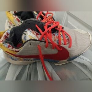 Men's Nike Zoom Freak 2 Letter Bro Alphabet Soup Basketball Shoes Size 8